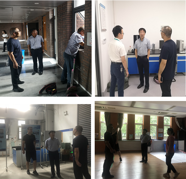 张凤宝视察校园防汛工作