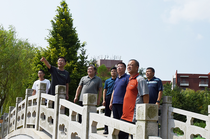 姚庆国到学校在建工程项目现场检查指导