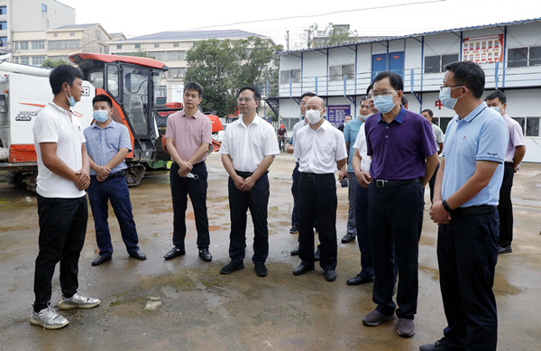 陈弘、邹学校赴浏阳市开展全国农业科技现代化先行县共建考察调研活动