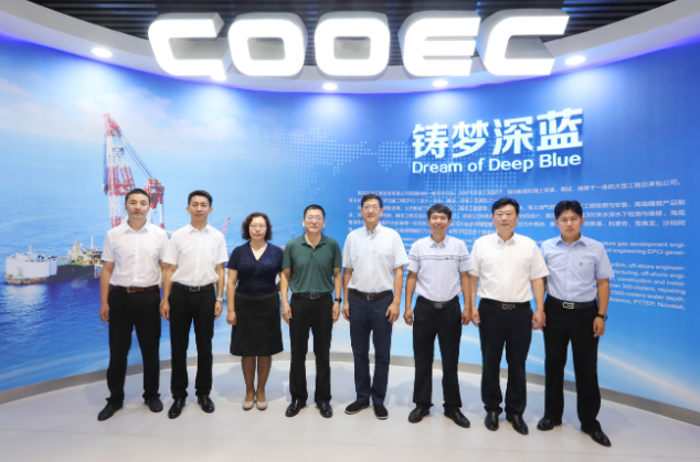 我校领导走访海洋石油工程股份有限公司