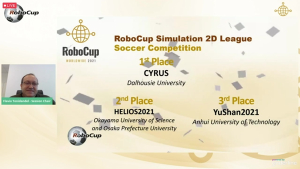 我校学子在RoboCup2021机器人世界杯国际赛中获季军