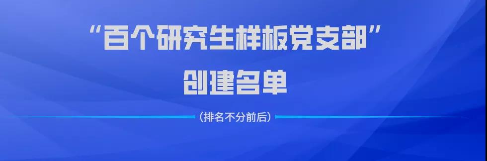 我校护理学院研究生党支部入选第二批全国高校“百个研究生样板党支部”