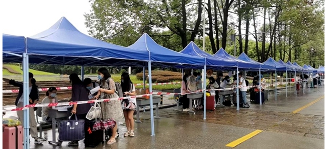 新学期，新气象——我校迎来2021年秋季学期第一批返校学生