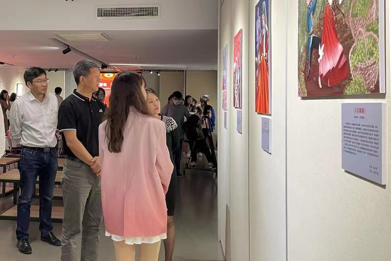 “庆祝建党100周年·音画作品展”开幕式举办