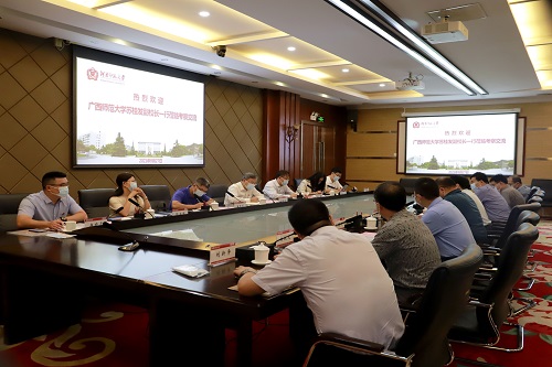 广西师范大学副校长苏桂发一行到我校考察交流