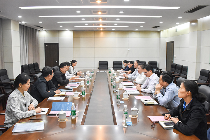 河南科技大学副校长一行莅校进行内部审计工作考察交流