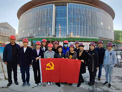 图书馆明天会更好——图书馆党总支组织党员参观新图书馆
