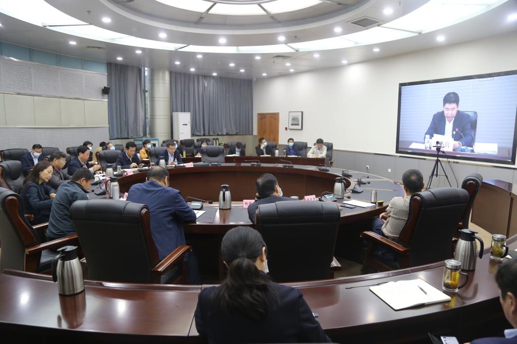 我校参加全省教育系统全面从严治党暨深入整治群众身边腐败和不正之风工作推进视频会议