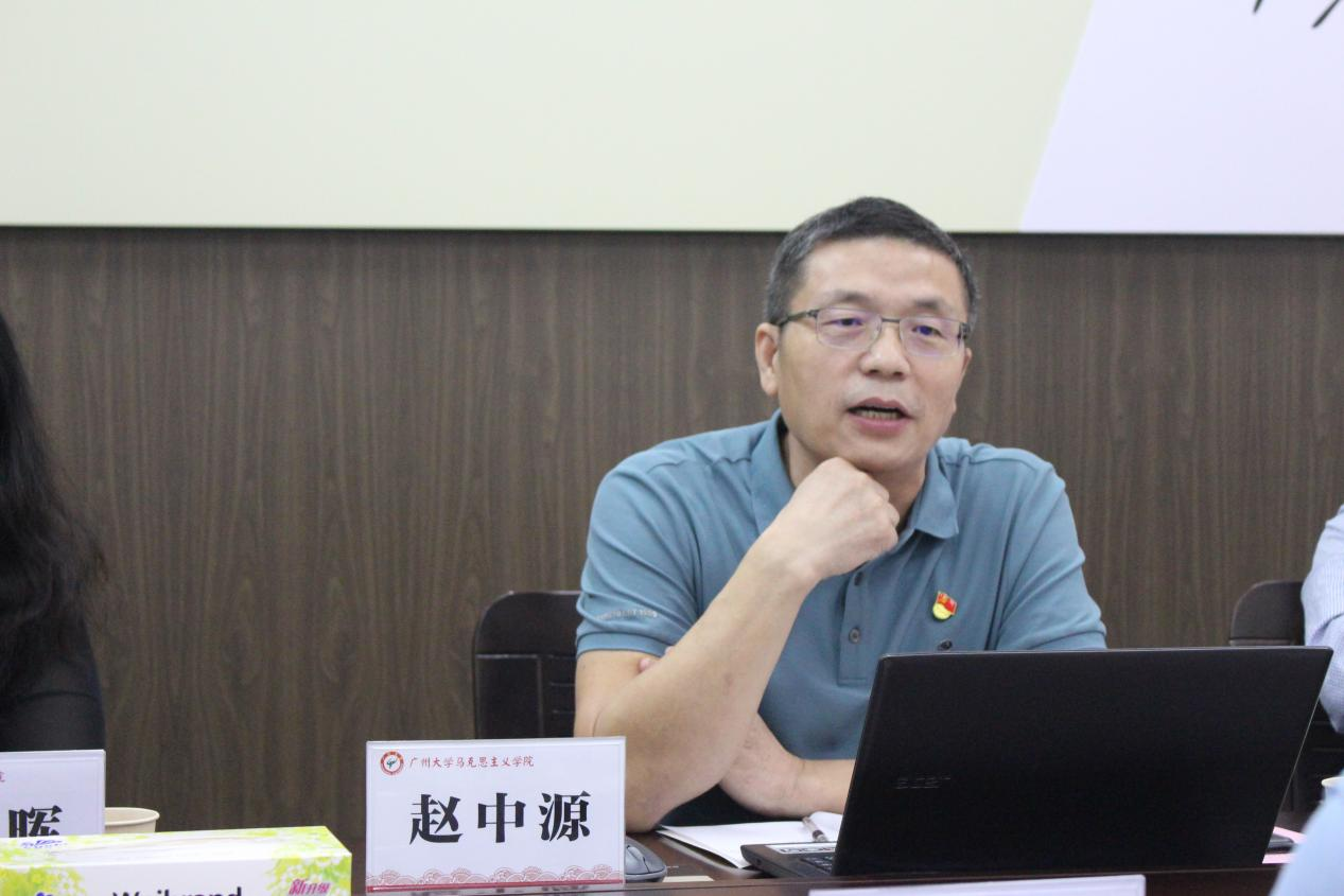 市教育局纪检组谭冬元一行来校调研指导马克思主义学院建设