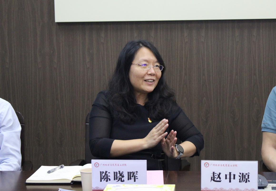 市教育局纪检组谭冬元一行来校调研指导马克思主义学院建设