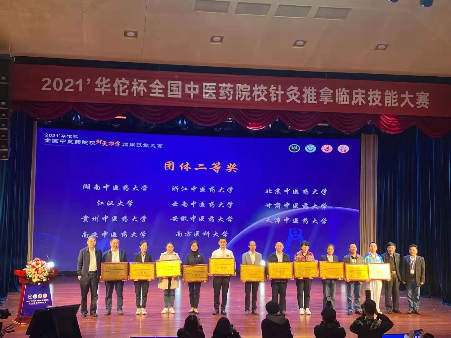 我校学子在华佗杯全国中医药院校针灸推拿临床技能大赛中获佳绩