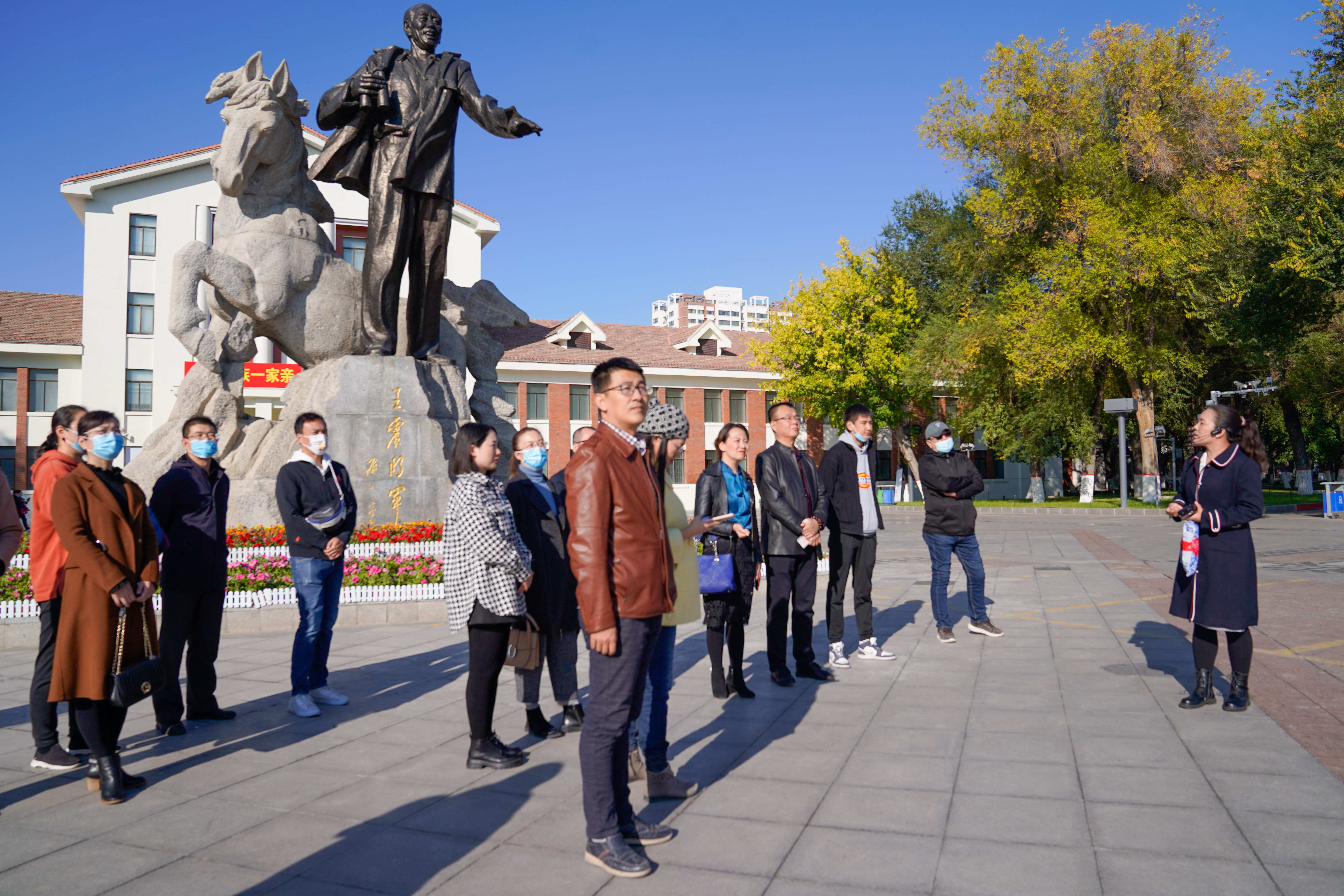 【学党史，忆初心】宣传部党支部充分利用红色资源创新党史学习教育方式