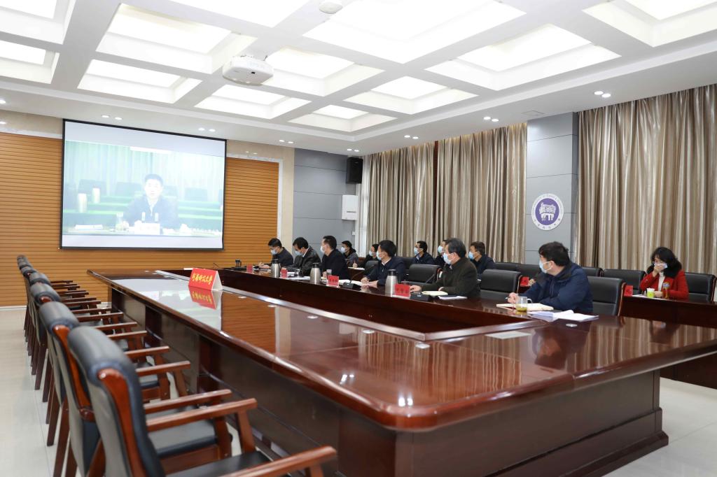 我校参加全省普通本科高校全面深化改革试点工作调度视频会议