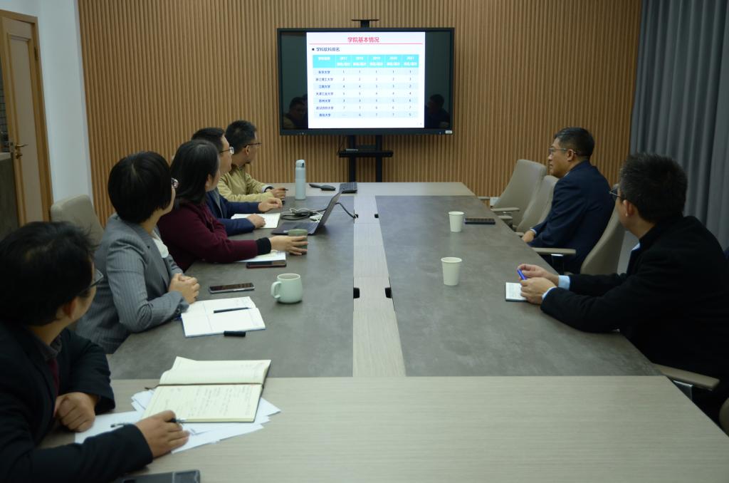 陈卫校长走访调研纺织科学与工程学院