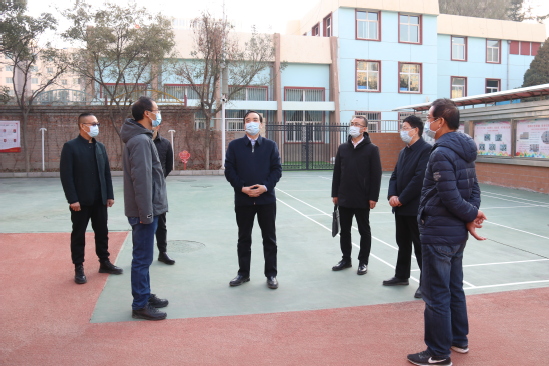西北师大校领导深入附属学校检查指导恢复线下教学工作