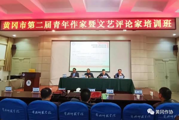 黄冈市第二届青年作家暨文艺评论家培训会在我校举行