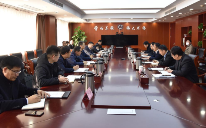 山东省科技厅副厅长潘军一行来校调研人才工作 山东省科技厅副厅长潘军一行来校调研人才工作