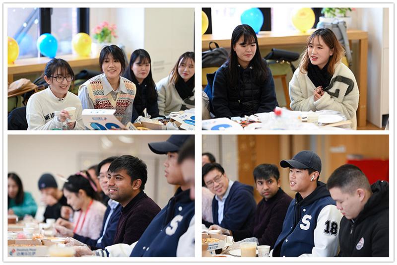 密西根学院举办国际学生感恩午餐会