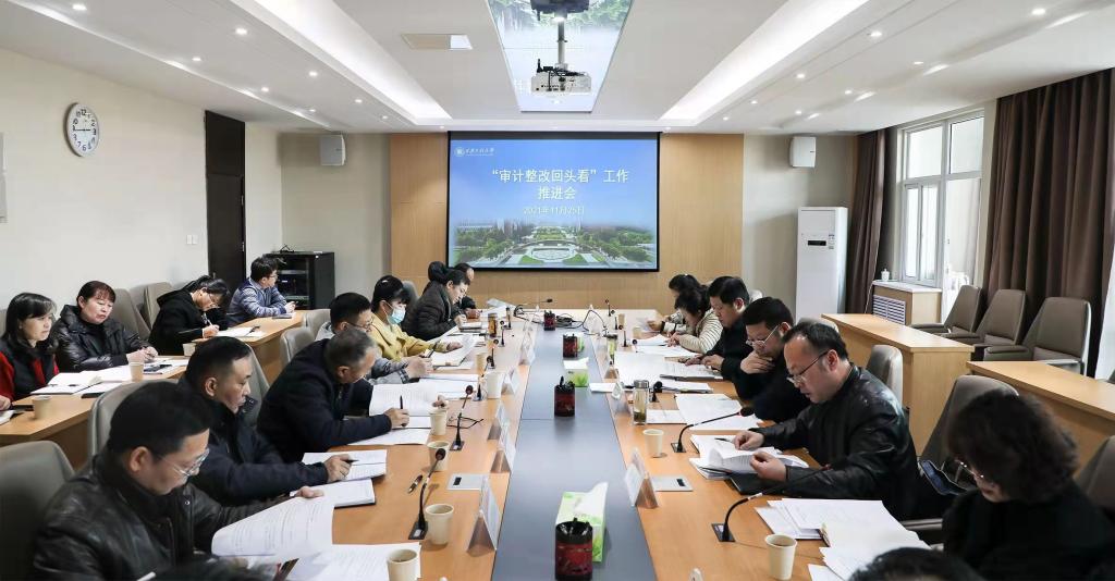 我校召开“审计整改回头看”工作推进会