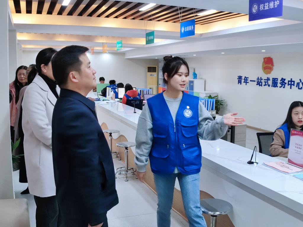 团省委副书记罗华到我校调研共青团工作