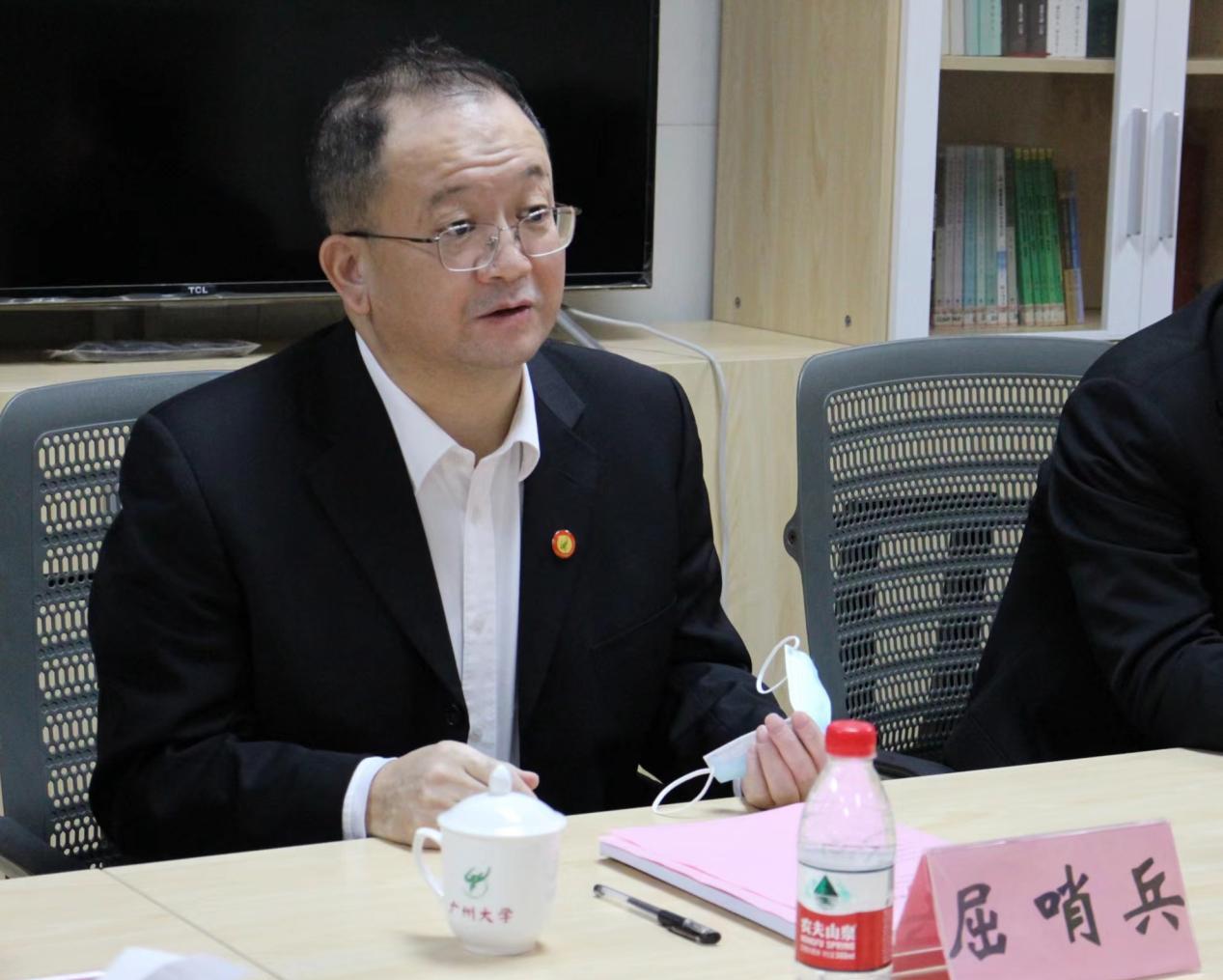教育部港澳台事务办公室常务副主任徐永吉一行来我校台湾研究院调研