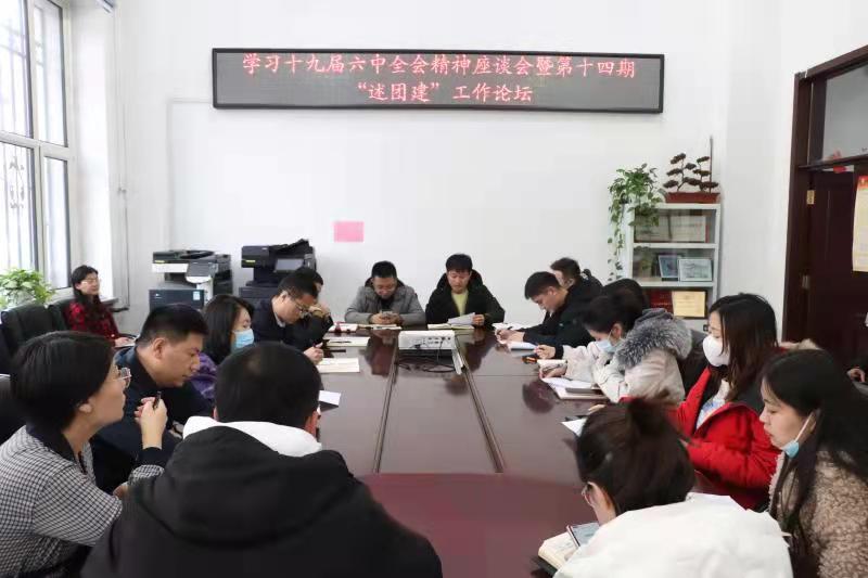 学习十九届六中全会精神|我校青年师生开展“述团建”工作论坛