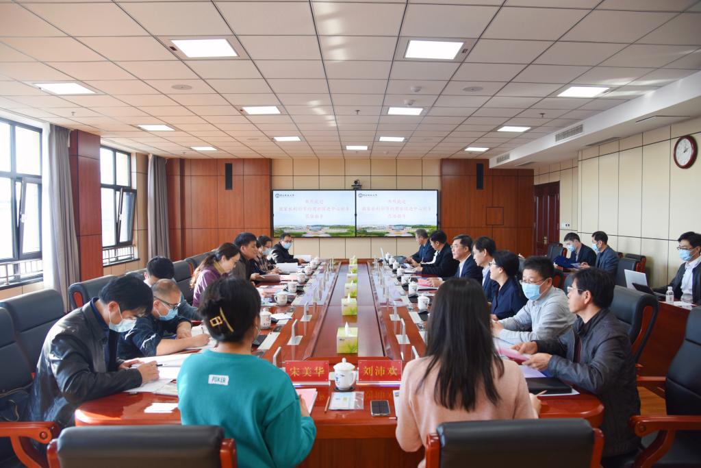 国家水利部节约用水促进中心副主任张继群一行来校检查指导