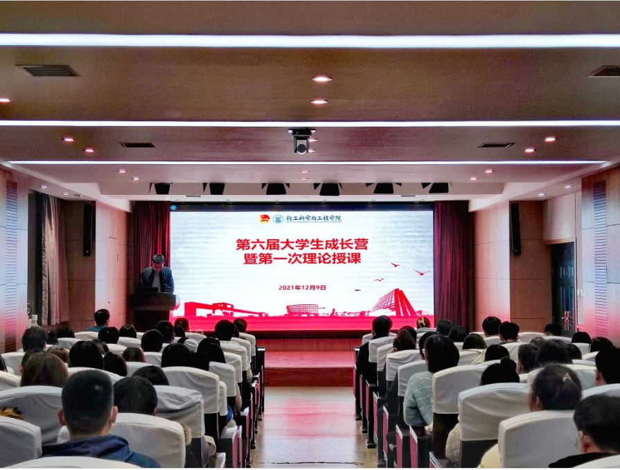 马建中教授为轻工学院第六届“大学生成长营”开讲培训第一课