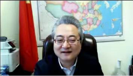 校党委书记赵炜明在机关党委组织部党支部宣讲党的十九届六中全会精神