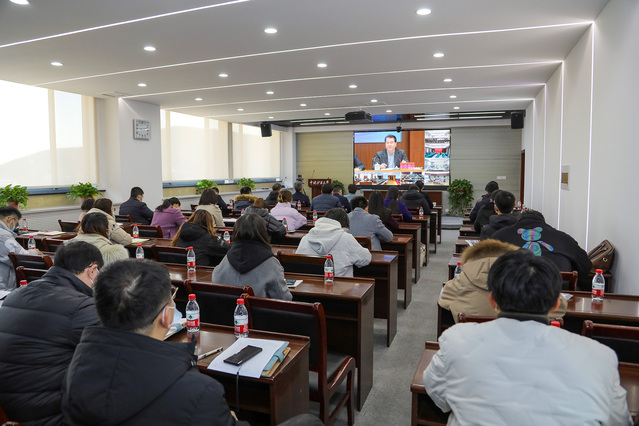 我校组织收看2022届全省普通高校毕业生就业创业工作网络视频会议