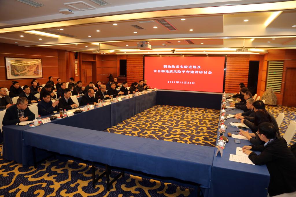 周守为院士出席稠油热采实验进展及水合物地质风险平台建设研讨会
