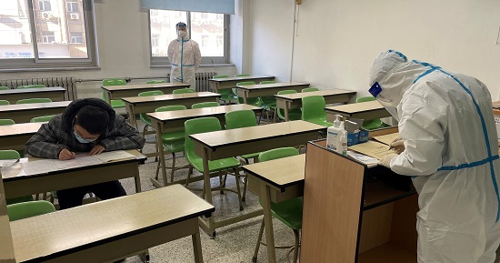 我校考点2022年全国硕士研究生招生考试组织工作圆满完成