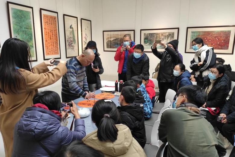 程及美术馆举办“庆祝建党百年——陈志宏书画展”专题讲座与导赏活动