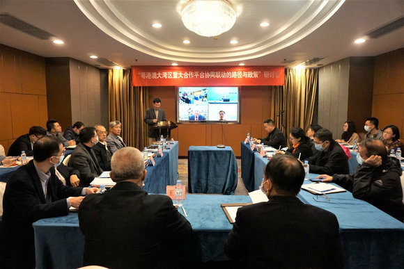 “粤港澳大湾区重大合作平台协同联动的路径与政策”研讨会顺利召开