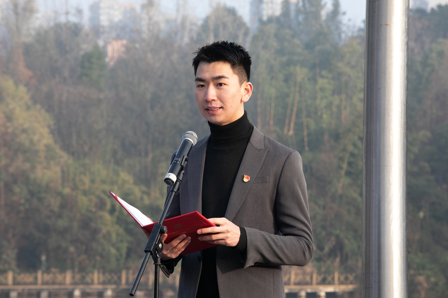 学校举行2022年 元旦升国旗仪式