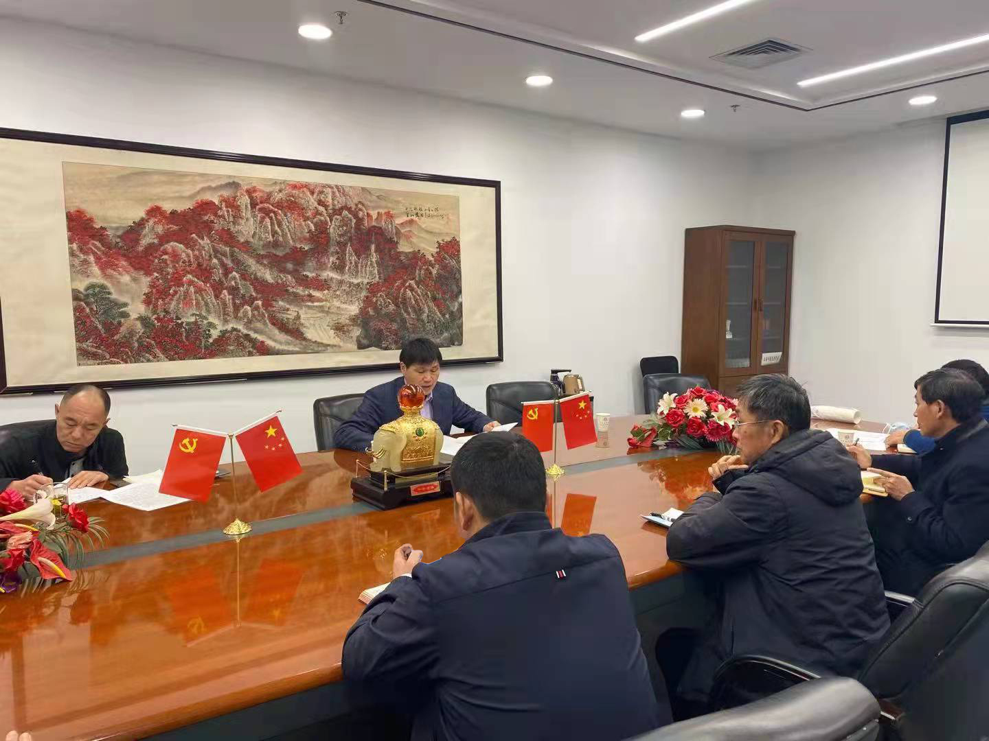 投资管理公司2021年度下属党支部书记抓党建述职评议会