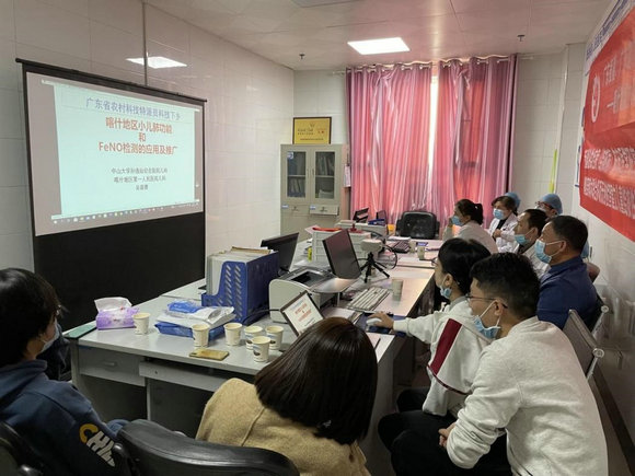 【我为群众办实事】孙逸仙纪念医院吴葆菁副主任医师在喀什地区推广小儿肺功能和FeNO