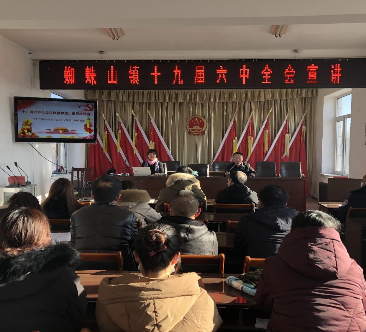 刘艳辉教授受邀到蜘蛛山镇作专题报告