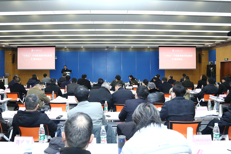 学校召开“十四五”专项规划和学院规划汇报审核会