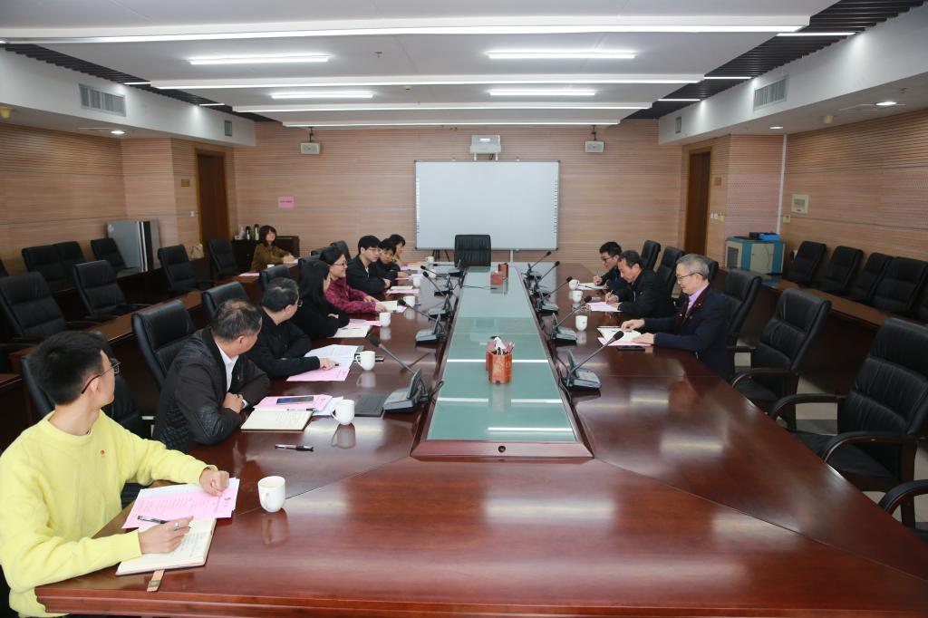 省教育系统党史学习教育巡回指导三组到我校召开党史学习教育座谈会