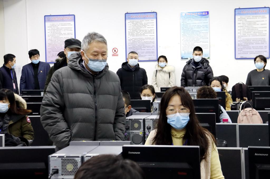我校2022年全国硕士研究生考试评卷工作有序进行