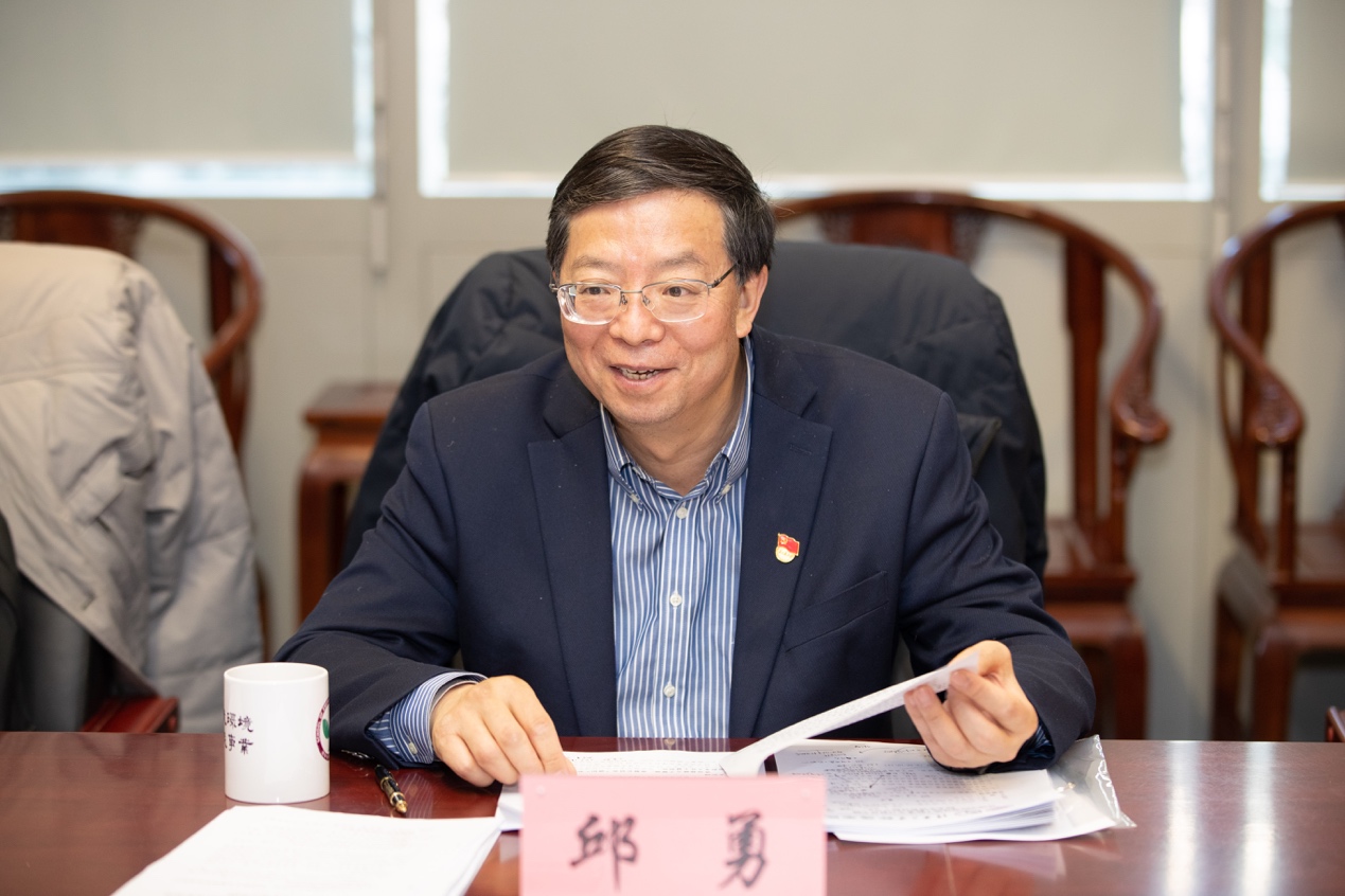 校长邱勇参加环境学院领导班子党史学习教育专题民主生活会
