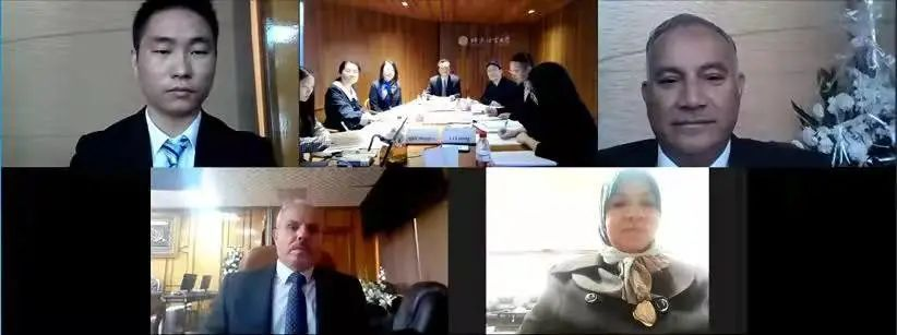 埃及苏伊士运河大学孔子学院2021年度理事会召开