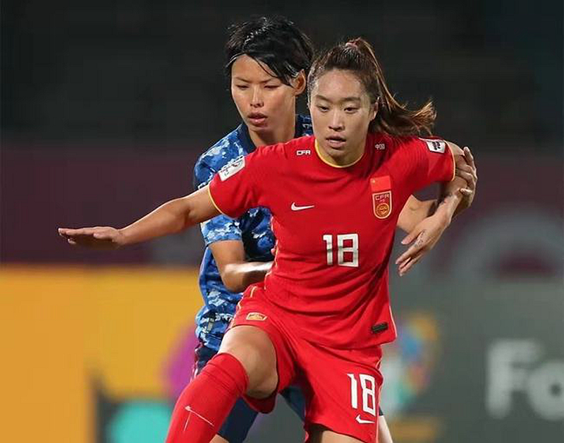 我校毕业生在女足亚洲杯半决赛中日对抗中攻入首球