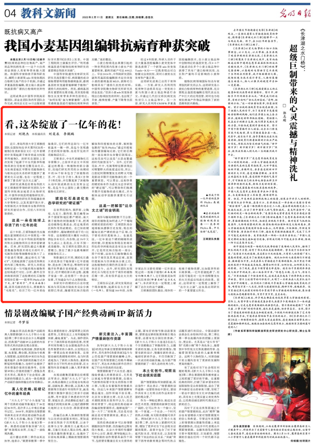 《光明日报》报道王硕教授团队科研成果