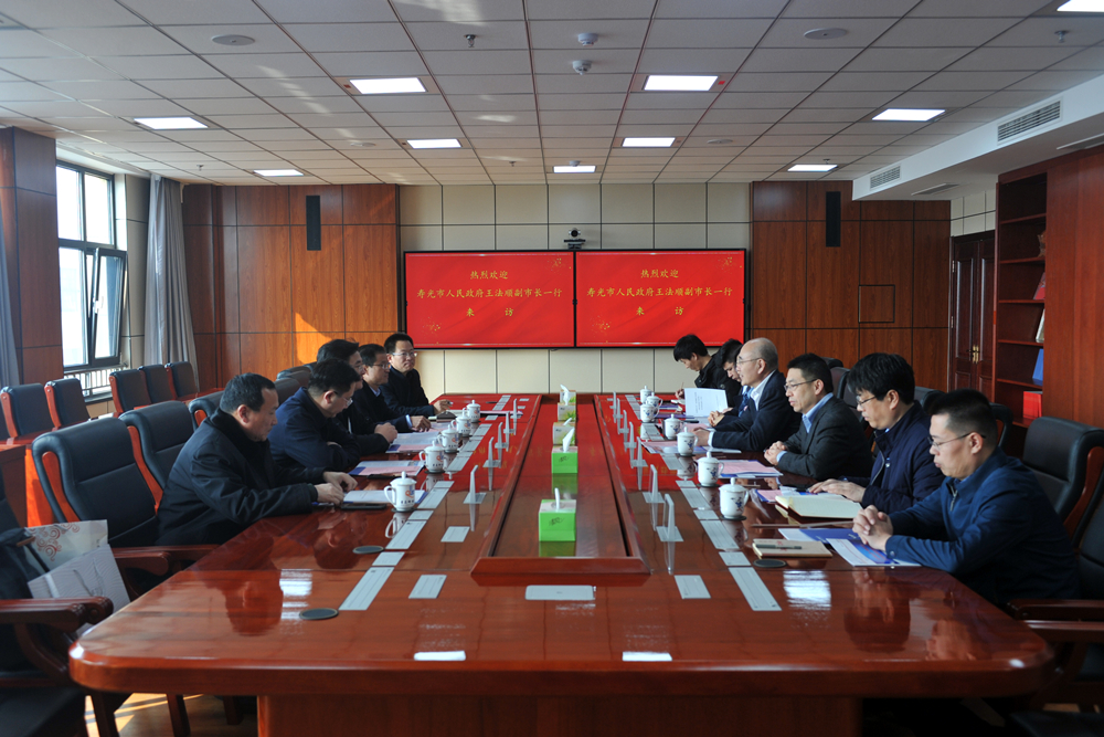 寿光市委常委、常务副市长王法顺一行来校考察访问