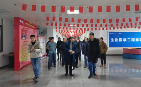 武汉明德公司代表来校考察 与生医学院商谈具体合作事宜