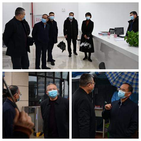 赣州市教育局赖晓琴一行来校检查疫情防控及开学准备工作