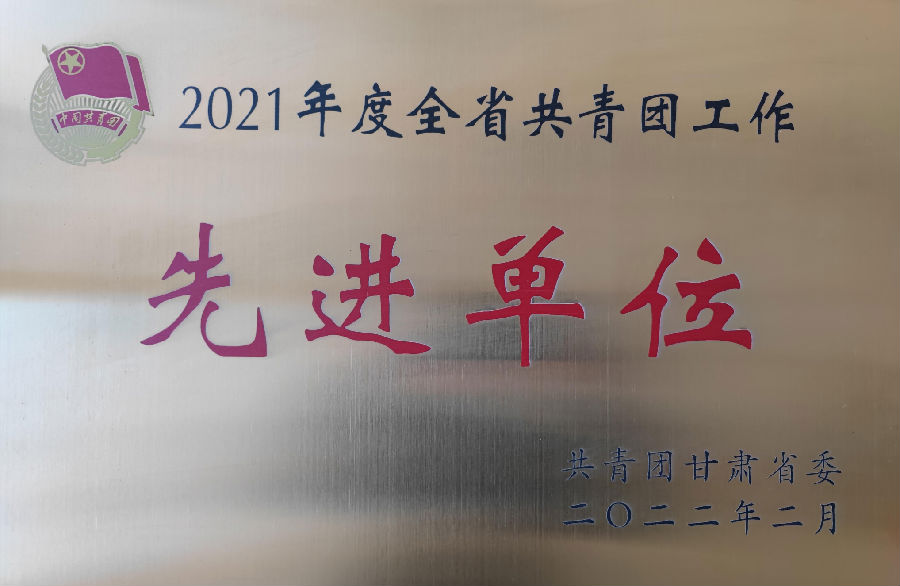 学校获评“2021年度全省共青团工作先进单位”荣誉称号