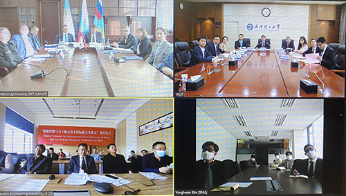 我校举行“船舶智能与自主航行技术国际联合实验室”云签约仪式